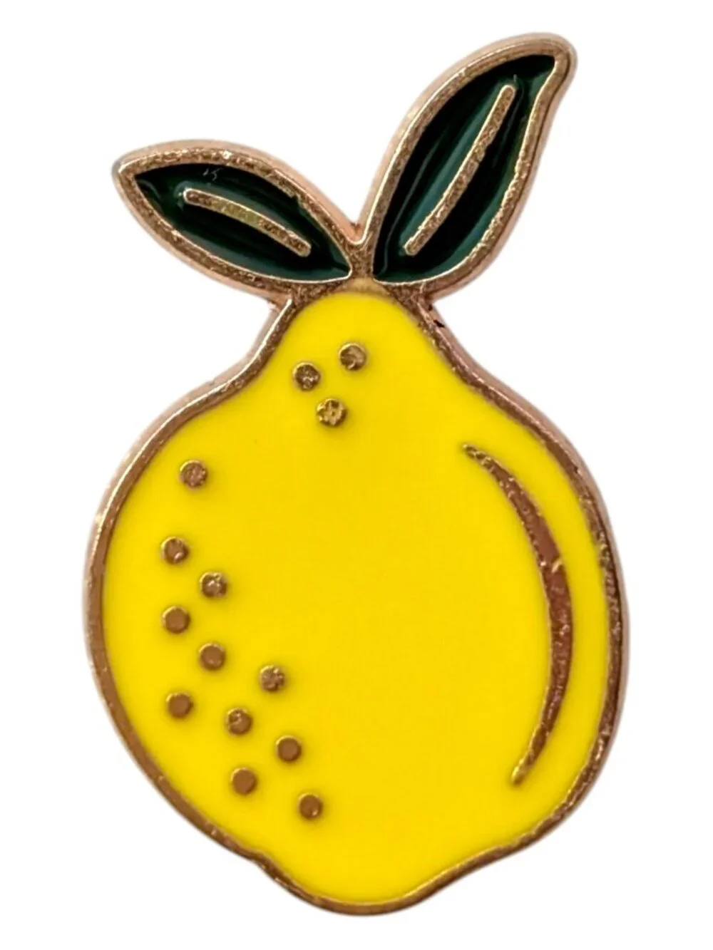 Fruit Enamel Tiny Pin: Lemon